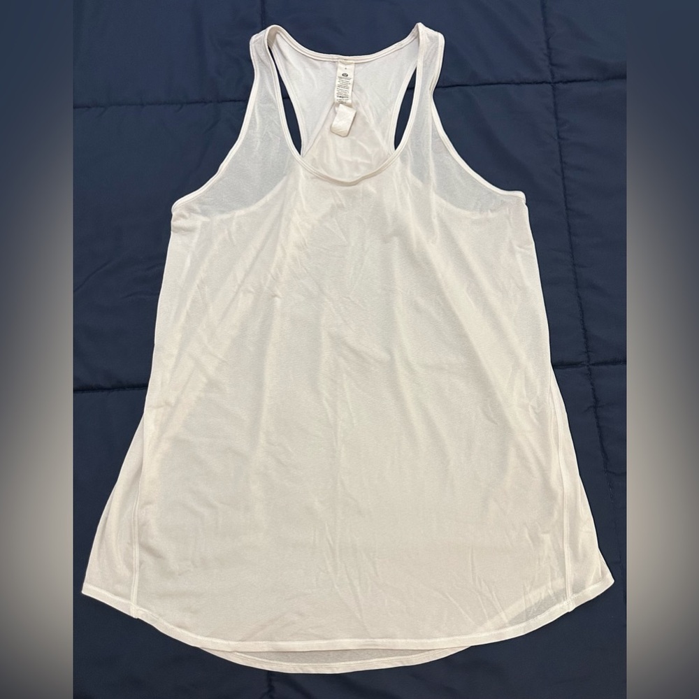 Lululemon Athletica White Tank Top